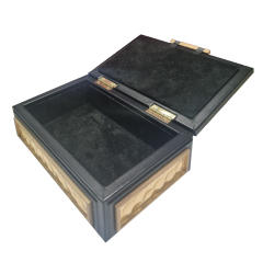 Шкатулка прямоугольная «Turtle». Цвет черный