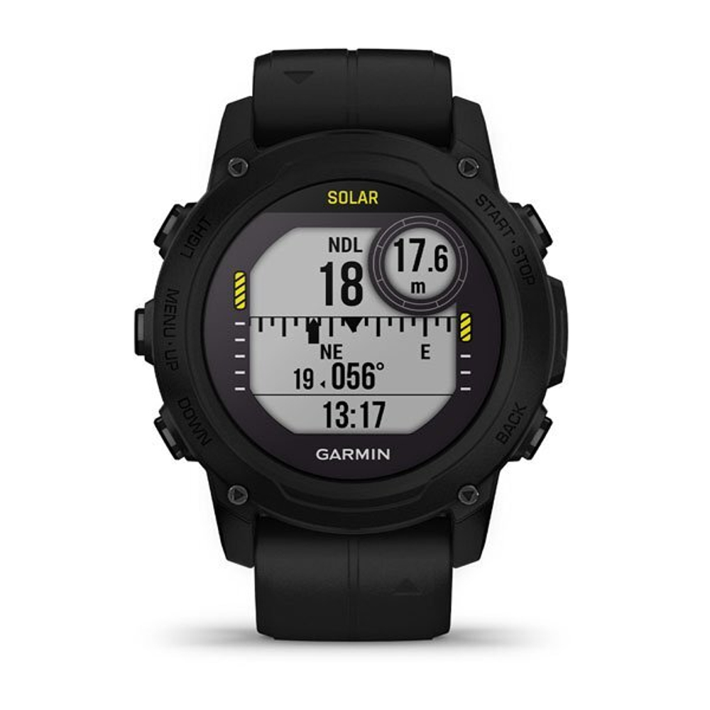 Умные часы Garmin Descent G1 Solar черный