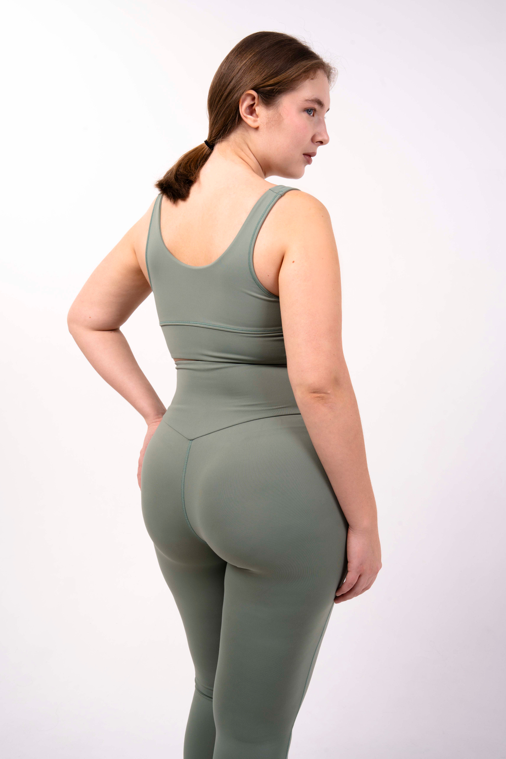 Спортивные леггинсы из бифлекса