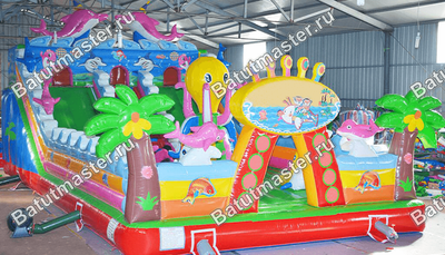 Коммерческий батут "Солнечный осьминожек"