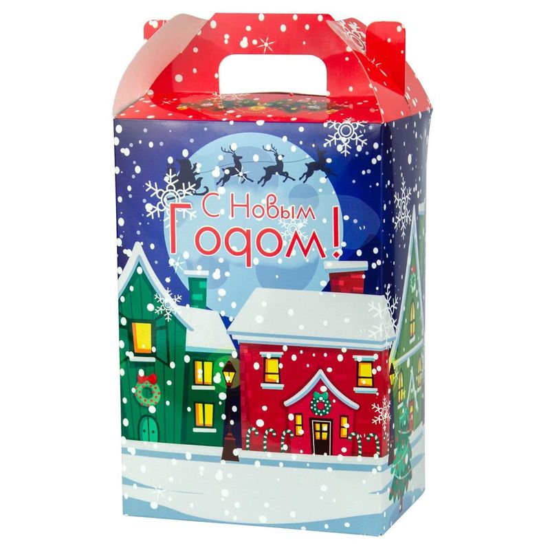 Бокс новогодний Казахстан 30*17*10,5см