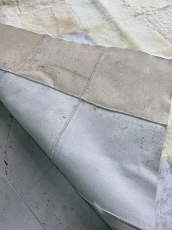 Ковер прямоугольный натуральный мех овчина, 200 х 160 см.