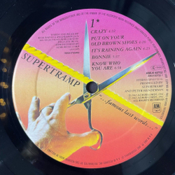 Винтажная виниловая пластинка LP Supertramp Famous Last Words (Holland 1982) My Kind Of Lady