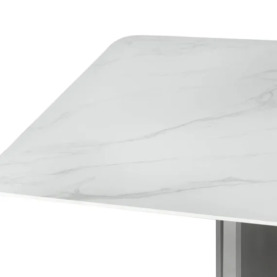 Обеденный стол Selenia 200х100 см, белая керамика