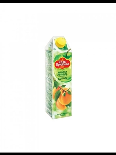 Сады Придонья сок с мякотью Яблочно-Абрикос. 1л/6