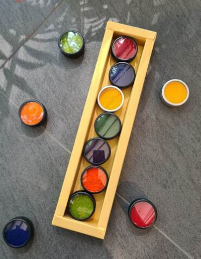 Набор жирорастворимых красителей 7 шт, 5 грамм