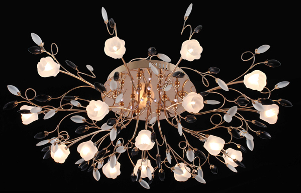 Люстра 5122/16 золото/белый