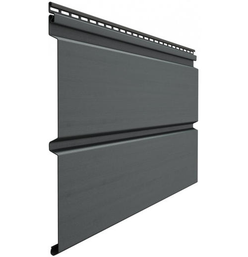 Сайдинг Виниловый Деке Premium Брус D6S Графит