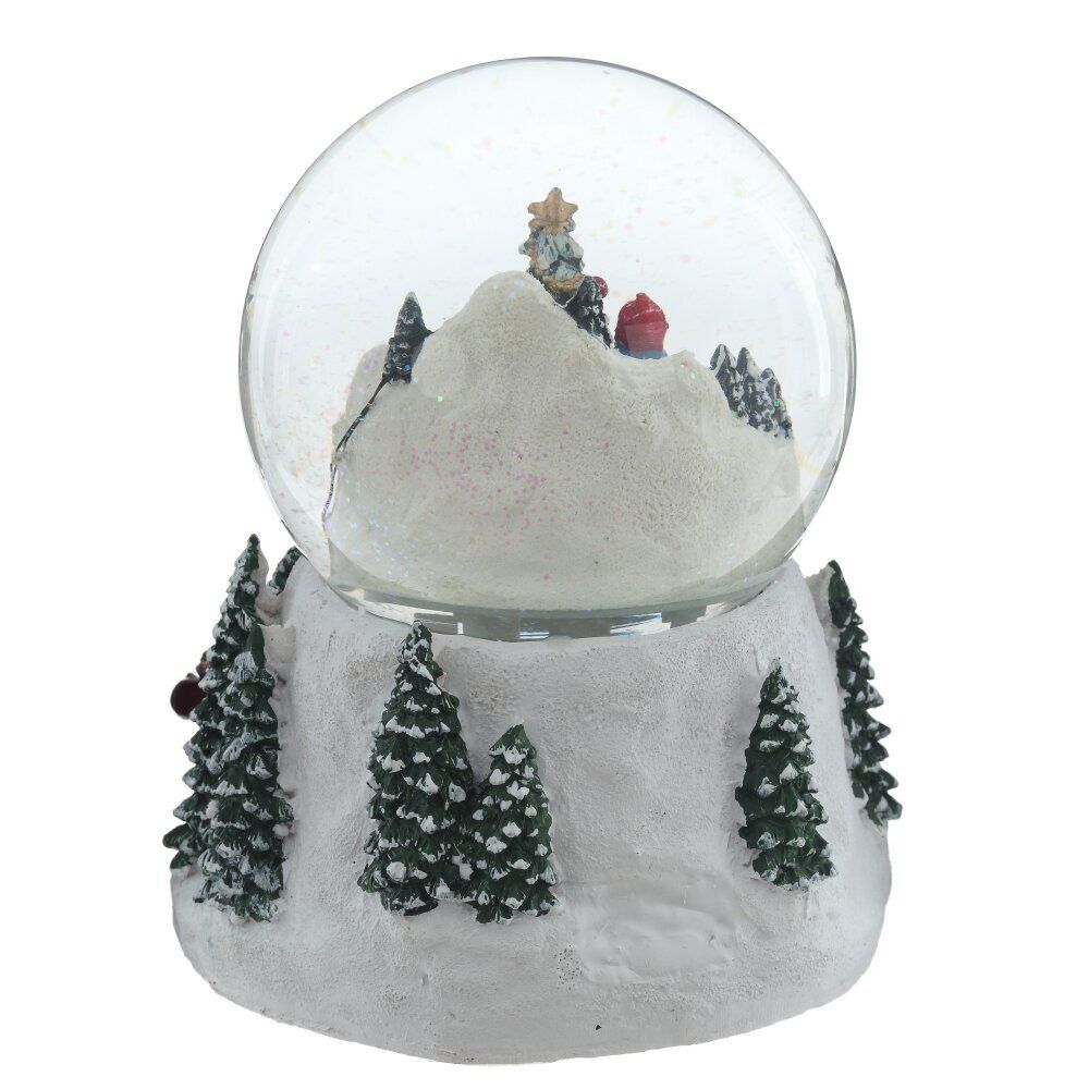 GAEM Фигурка декоративная "Рождество" в стекл шаре (свет, муз, вьюга, 3хAA), D 12 см, L15 W13,5 H19 см