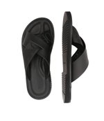 Кожаные шлепанцы Emporio Armani - черный(X4P124 XN787)