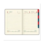 Ежедневник датированный 2026 А5 148х218 мм, GALANT "Infinity Gold", под кожу, темно-синий, 117503