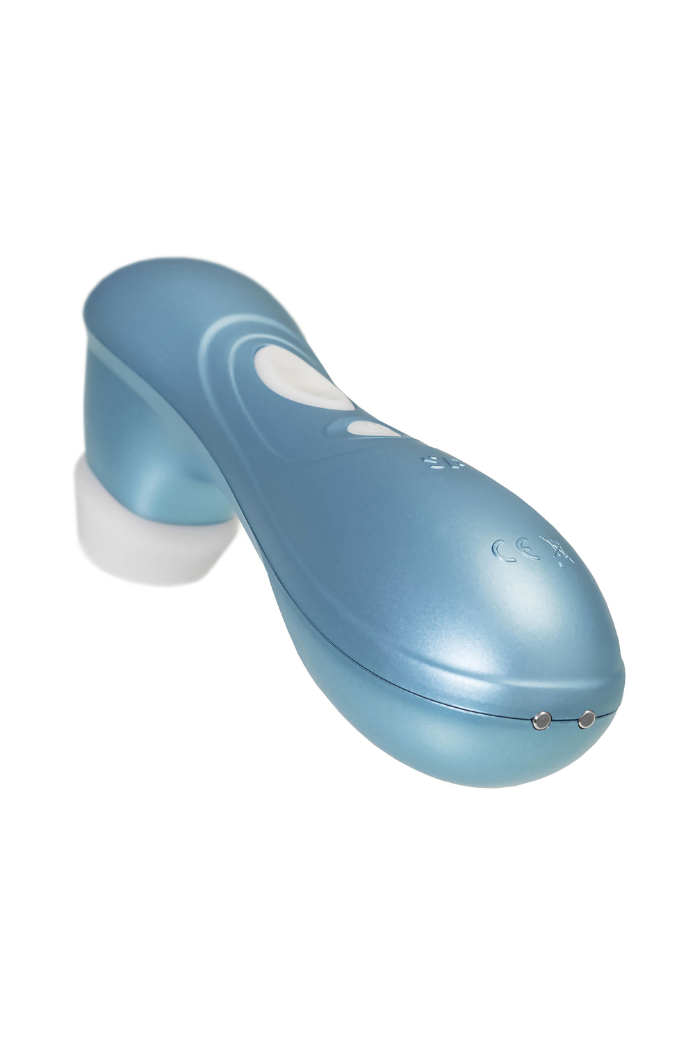 Вакуум-волновой бесконтактный стимулятор клитора Satisfyer PRO 2, силикон, голубой, 15 см