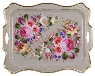 Zhostovo metal tray A23D18052659