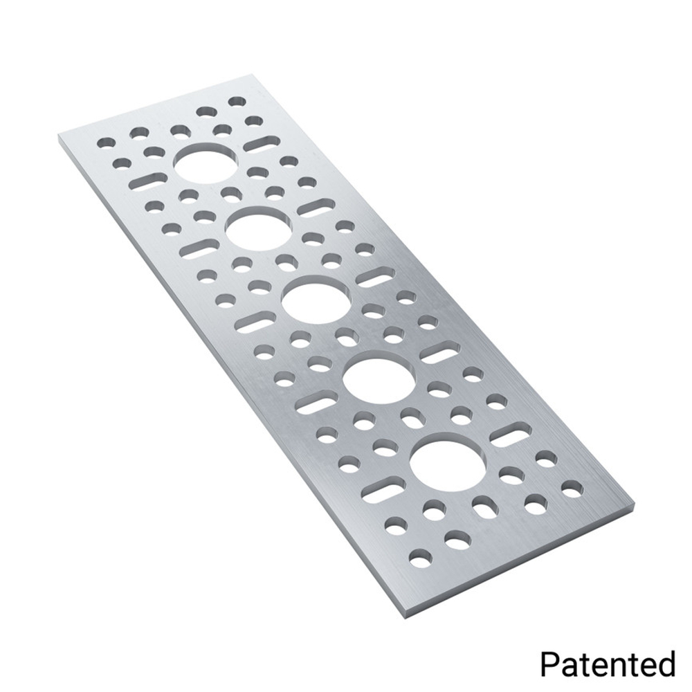 1123 Series Pattern Plate (1 x 5 Hole, 48 x 144mm)