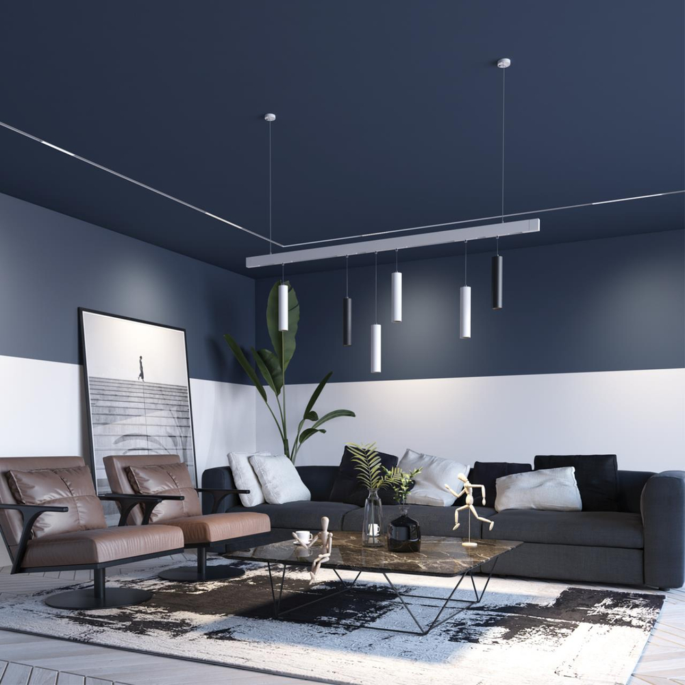 358633 SHINO NT21 066 белый Трековый низковольтный св-к диммируемый с ДУ, со сменой цв.температуры IP20 LED 3000~6500К 12W 48V FLUM