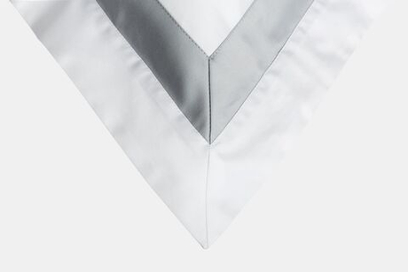 Наволочки 2шт 70х70 German Grass Alpine Ash Grey Allure с широким кантом