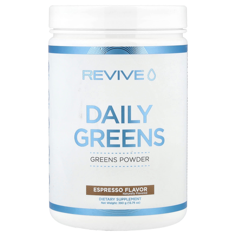 Revive, Daily Greens, ежедневная добавка с зеленью, эспрессо, 510 г (17,98 унции)