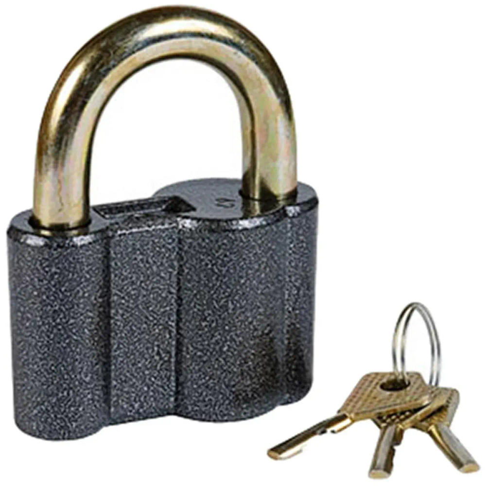 Замок навесной УЗК Чебоксары  ВС 2 А (100xd=14) силумин серый (3кл)