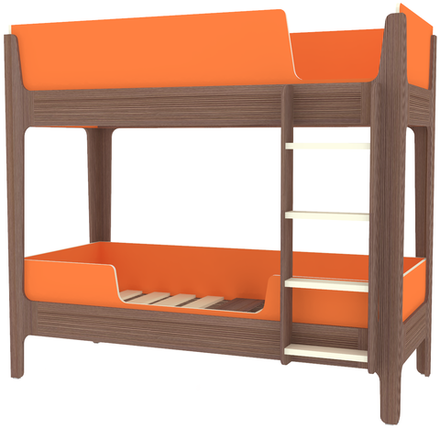 Кровать двухъярусная КарИВи Лотос Бодего Темный Оранжевый
