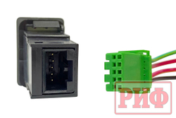 Кнопка ВКЛ/ВЫКЛ, голубой, FRONT LIGHTS TOYOTA 32x22