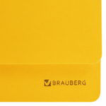 Планинг настольный недатированный (305x140 мм) BRAUBERG "Select" балакрон 60 л. желтый (3 штуки в упаковке)
