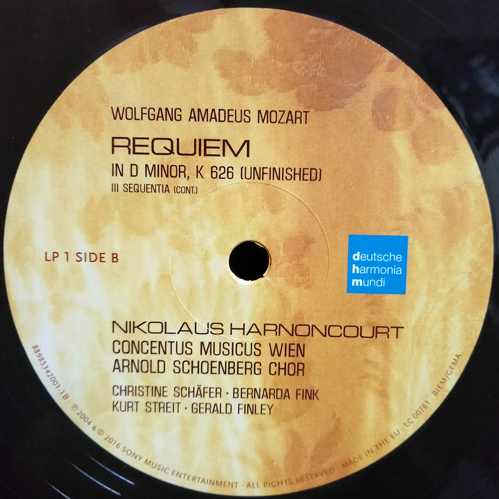 Nikolaus Harnoncourt / Mozart: Requiem (2LP)