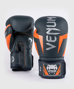 Перчатки боксерские Venum Elite Navy/Silver/Orange