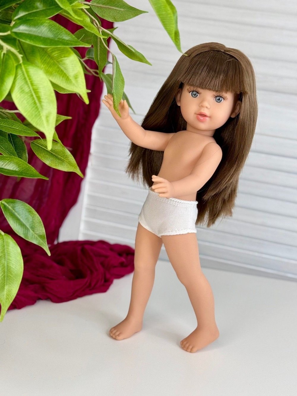 Кукла Marina and Pau 40cм,Marina без одежды в пакете (M13A4)