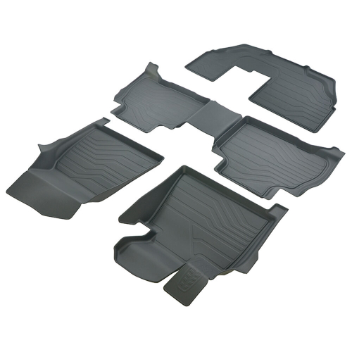 Коврики резиновые в салон 3D LUX для BMW X7 G07 7 SEATS (2018-) SRTK.3D.BM.X.7.7S.18G.08X06