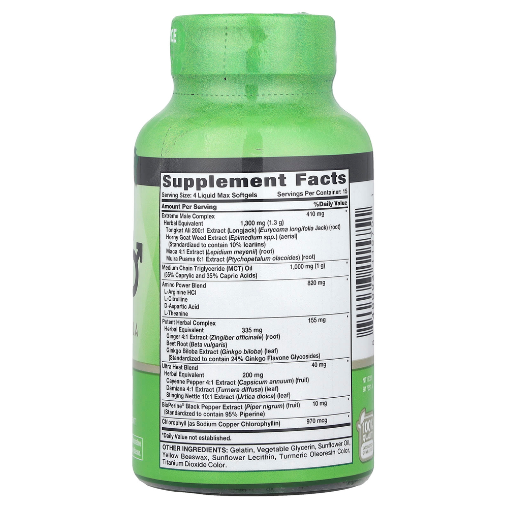 Nature's Truth, Ultra Libido, Extreme Formula, 60 мягких таблеток Liquid Max