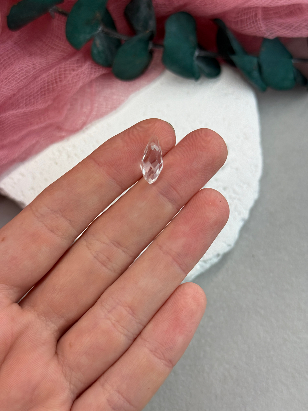 Бриолеты кристалл, 10 штук, 12*6 мм