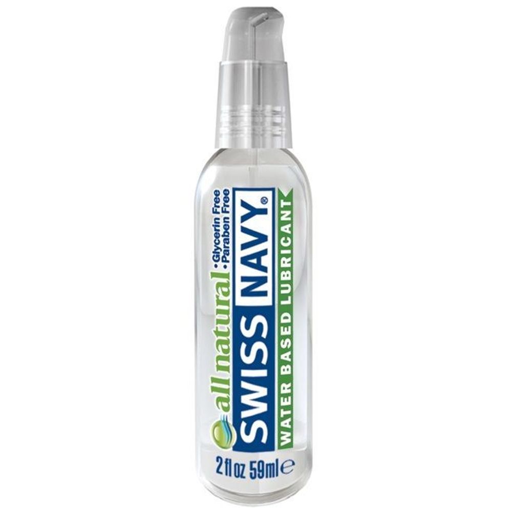 Гипоаллергенный лубрикант Swiss Navy All Natural Water Base Lubricant - 59 мл.