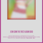 Альбом JEON SOMI - XOXO 1st Album RANDOM Version