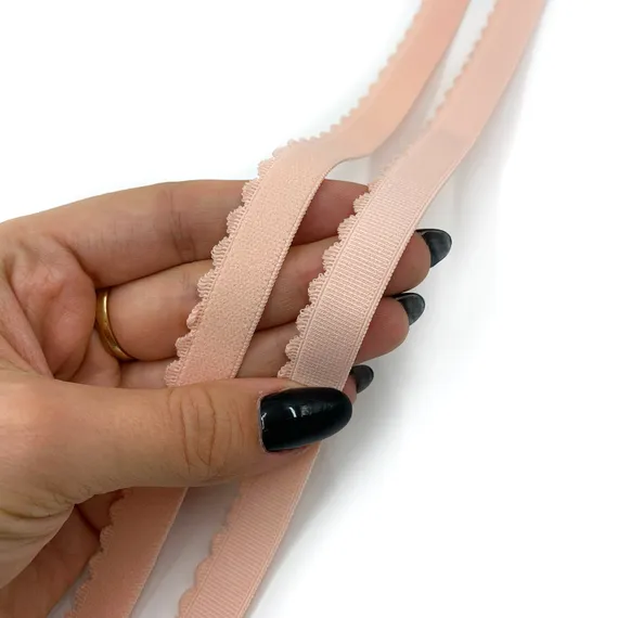 Резинка отделочная персик 15 мм (цв. 81), 605/15