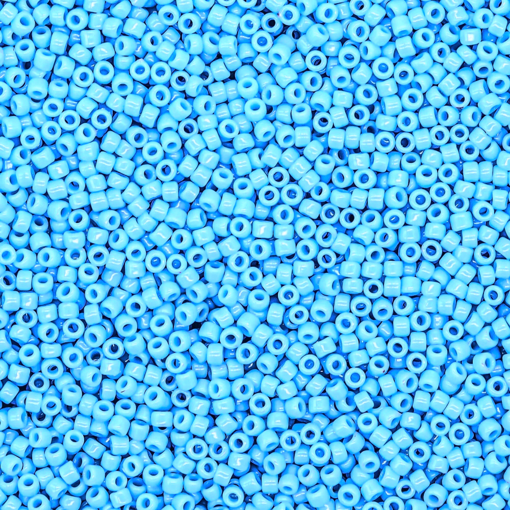 Японский бисер TOHO Round 15/0 (№43), непрозрачный глянцевый
