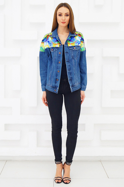 LIGVIANNI Джинсовая куртка Denim Jacket Dragon