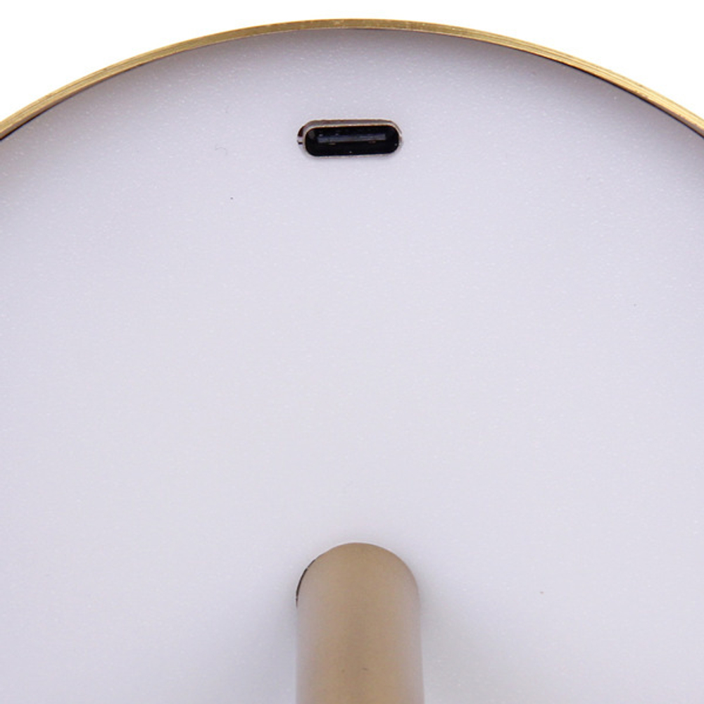 Настольная лампа «OXFORD» 10*38 см, USB 1200ma 5w, Золото