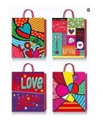 Пакет подарочный «LOVE» 18*23*8 см