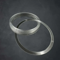 Термокольцо прозрачное для натяжного потолка диаметр 90мм 20 шт