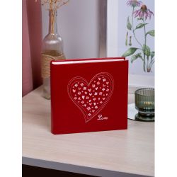 Фотоальбом Image Art IA-BBM46200 серия 121 сердце с кармашками книжный переплёт 10х15 50 листов 200 фото