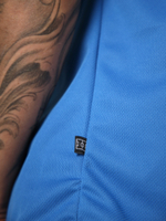 футболка спортивная город горький белый синий голубой