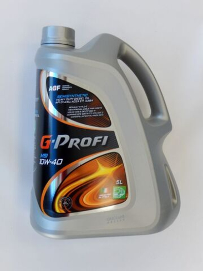 10W-40 полусентетическое моторное масло MSI CI-4/SL E7 A3/B4 MB-228.3 MAN-3275 G-Profi 5л.