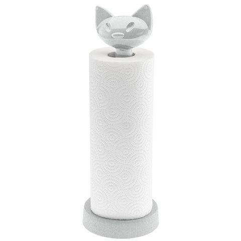 Держатель для бумажных полотенец miaou, organic, серый
