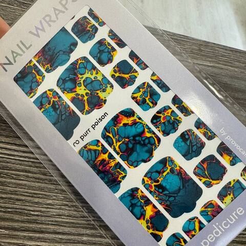 ПЛЕНКИ NAIL WRAPS PURR POISON (PED)