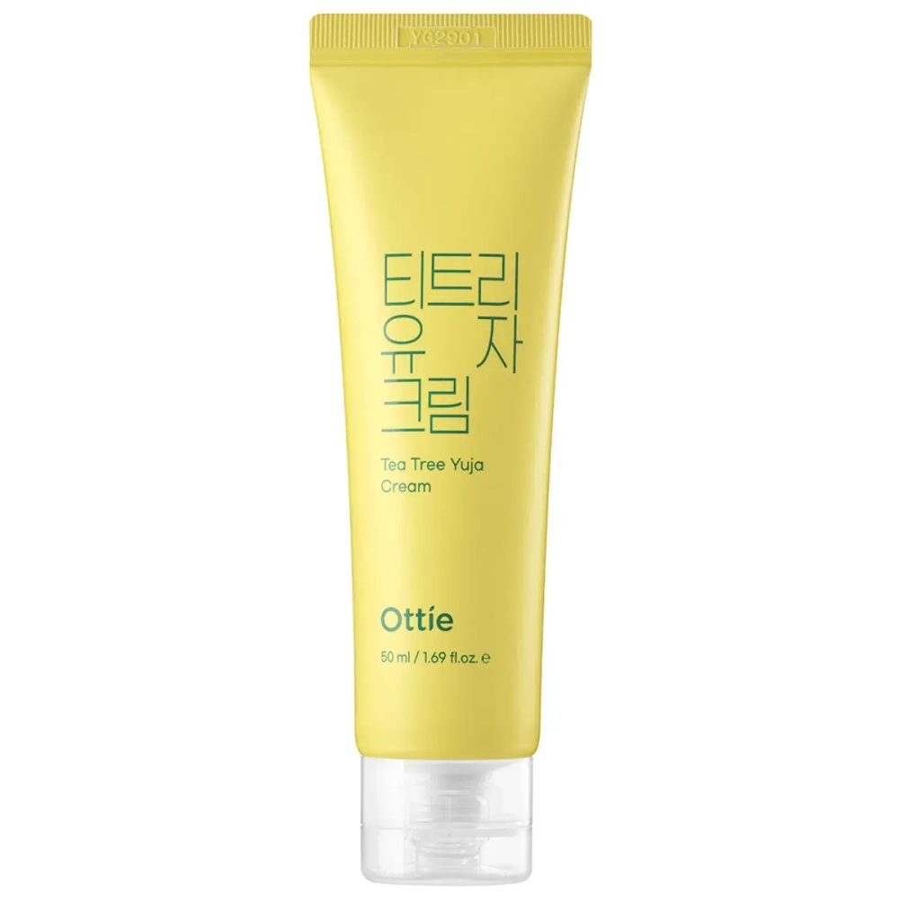 Противовоспалительный крем для лица с экстрактом чайного дерева Ottie Tea Tree Yuja Cream