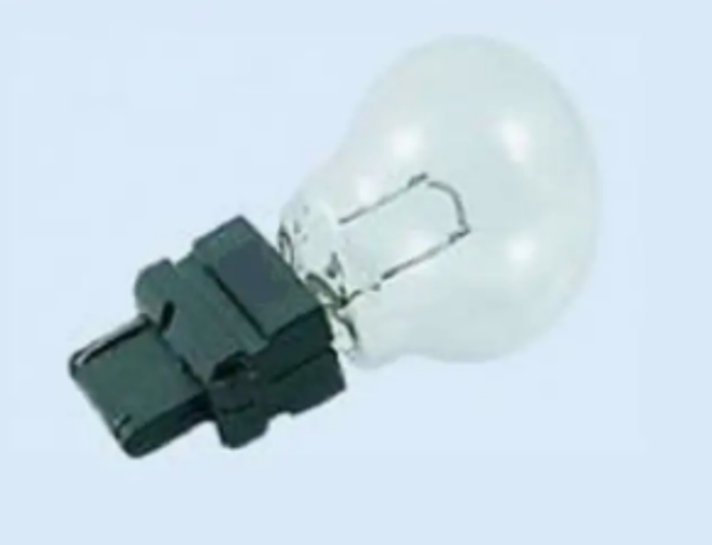 Автолампа  W 12-W21W (без цок) 1конт (W2.5x16d) БЕЛАЯ Маяк #61156бц/10 (Иномарки)