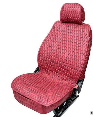 Накидки сидений ПОЛНЫЙ Coolpart MAXIMAL LUX (кт) - N-05-RDRD (Эфф мокрой кожи) красный/шов красный