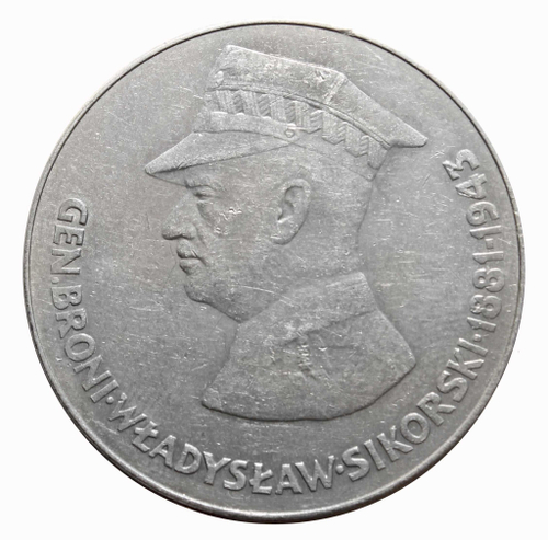 50 злотых "Владислав Сикорский" 1981 год