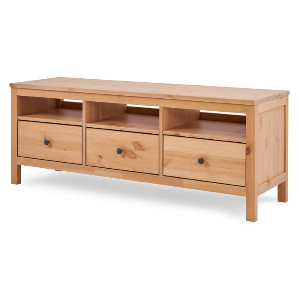 Тумба под ТВ Хемнэс Hemnes/ Кымор, 148х47х57 см, светло-коричневый