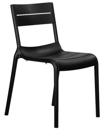 Стул обеденный DOBRIN TIM, черный (B-03)